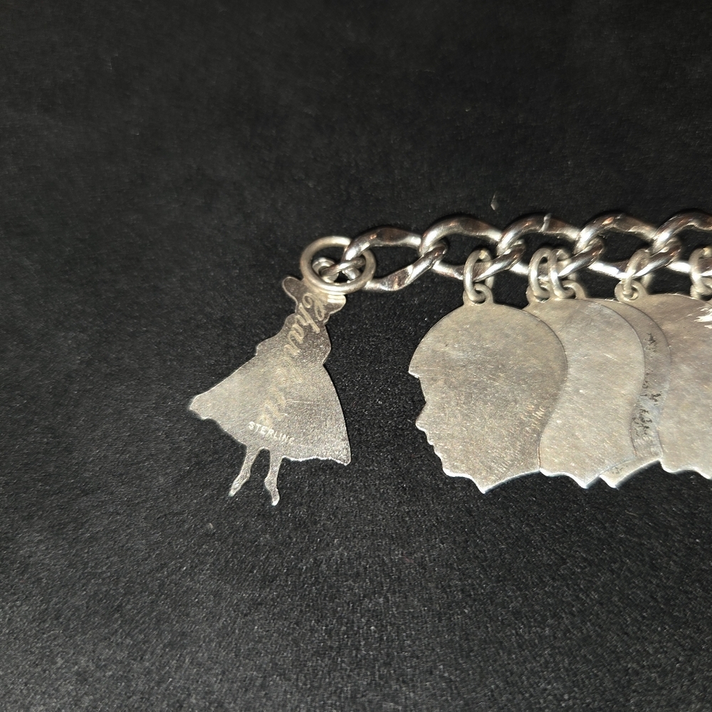 Leonore Doskow Handmade Sterling Charm Bracelet - Incredible Vintage! - Picture 7 of 16